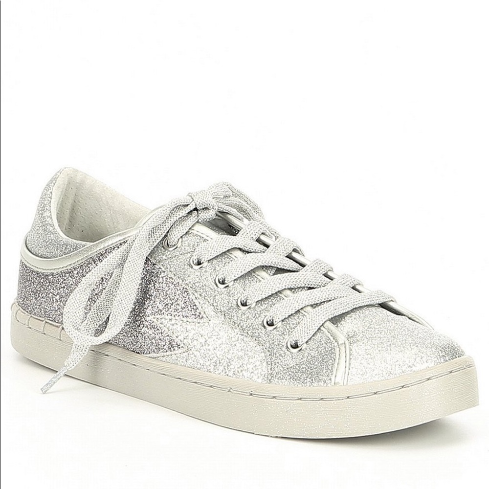 New With Tags GIANNI BINI HotSpot Glitter Lace Up Sneakers 6